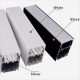 C091-W Series 50*75mm LED Strip Channel - White /Black Big Size Suspended LED Aluminum Profile